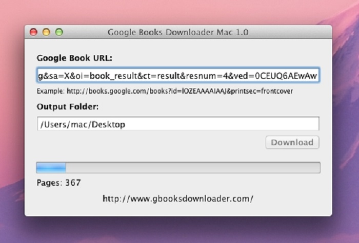 Google Books Downloader for Mac
