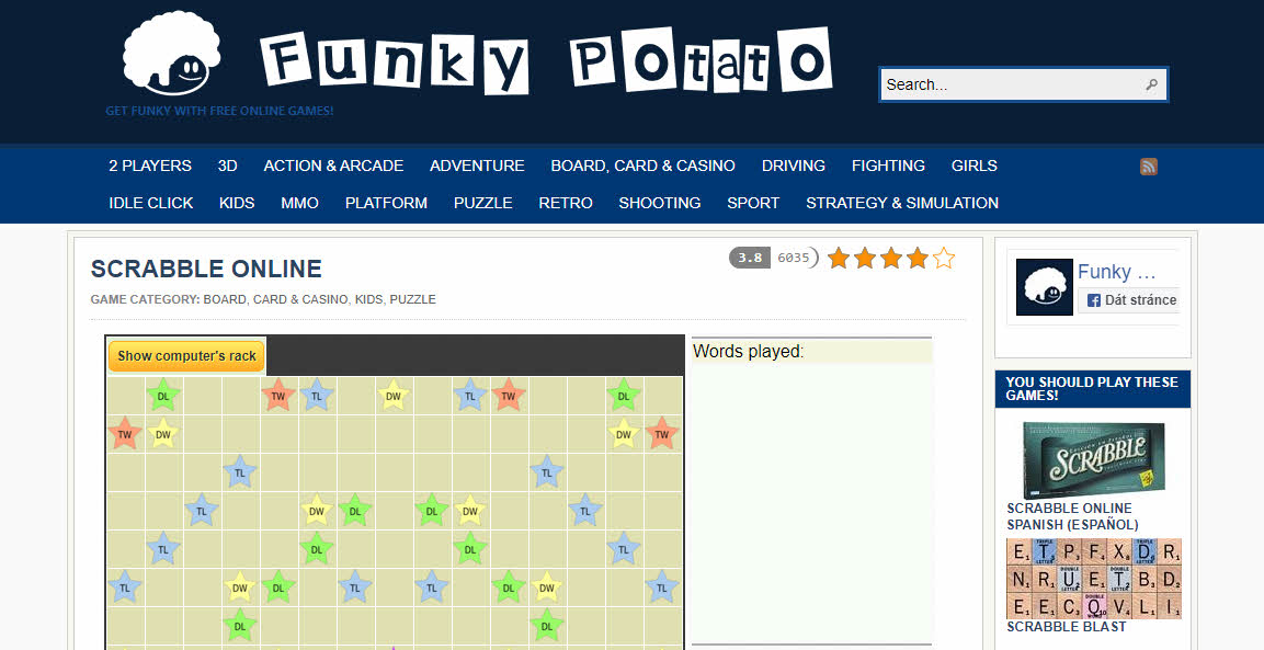 Funky Potato Scrabble