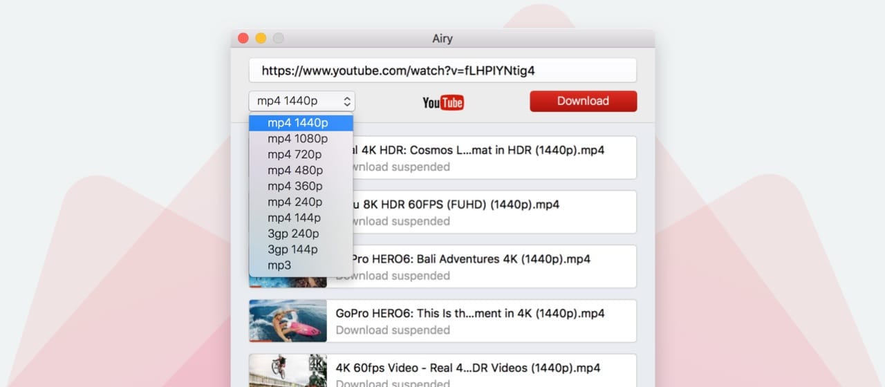 airy best youtube downloader