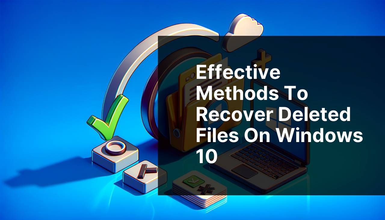 Effective Methods to Recover Deleted Files on Windows 10