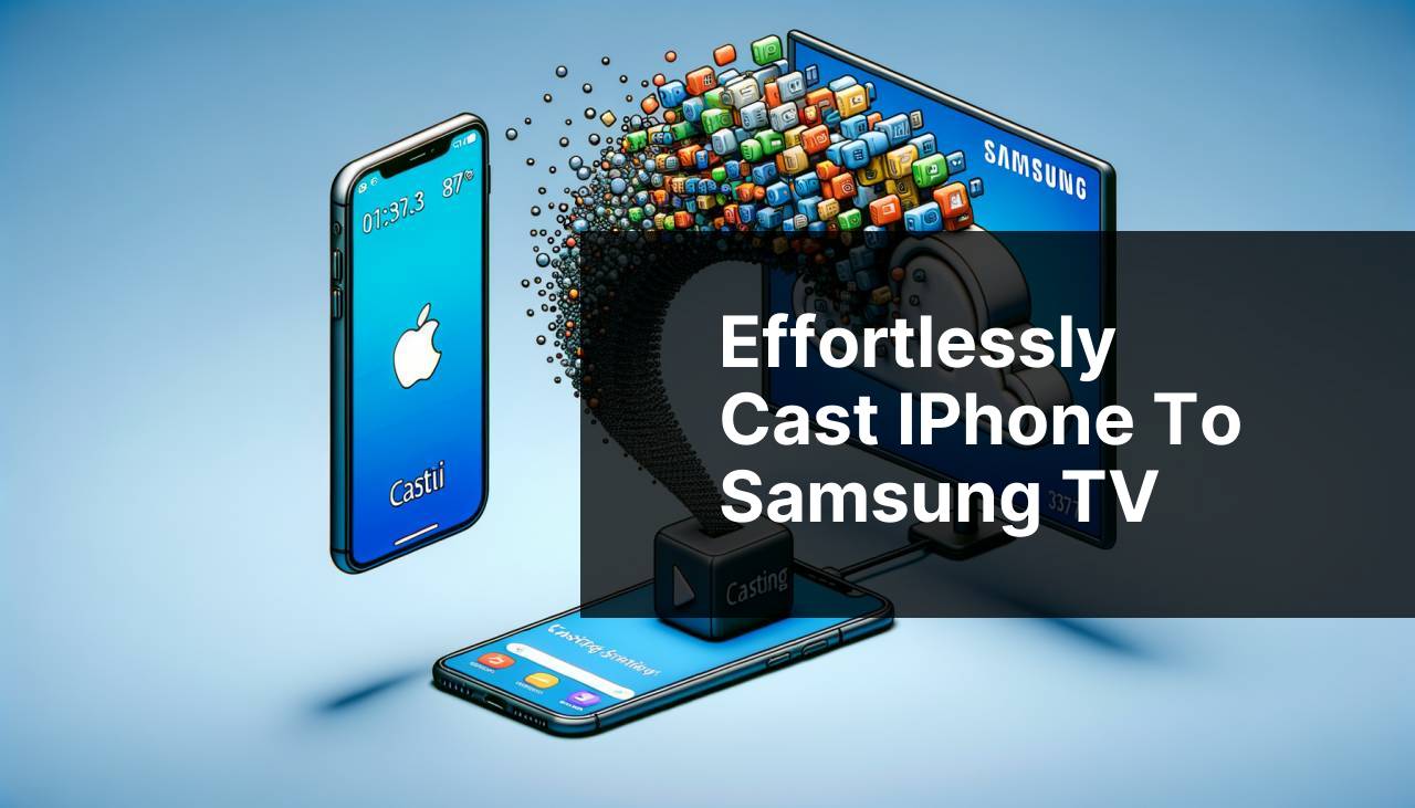 Effortlessly Cast iPhone to Samsung TV