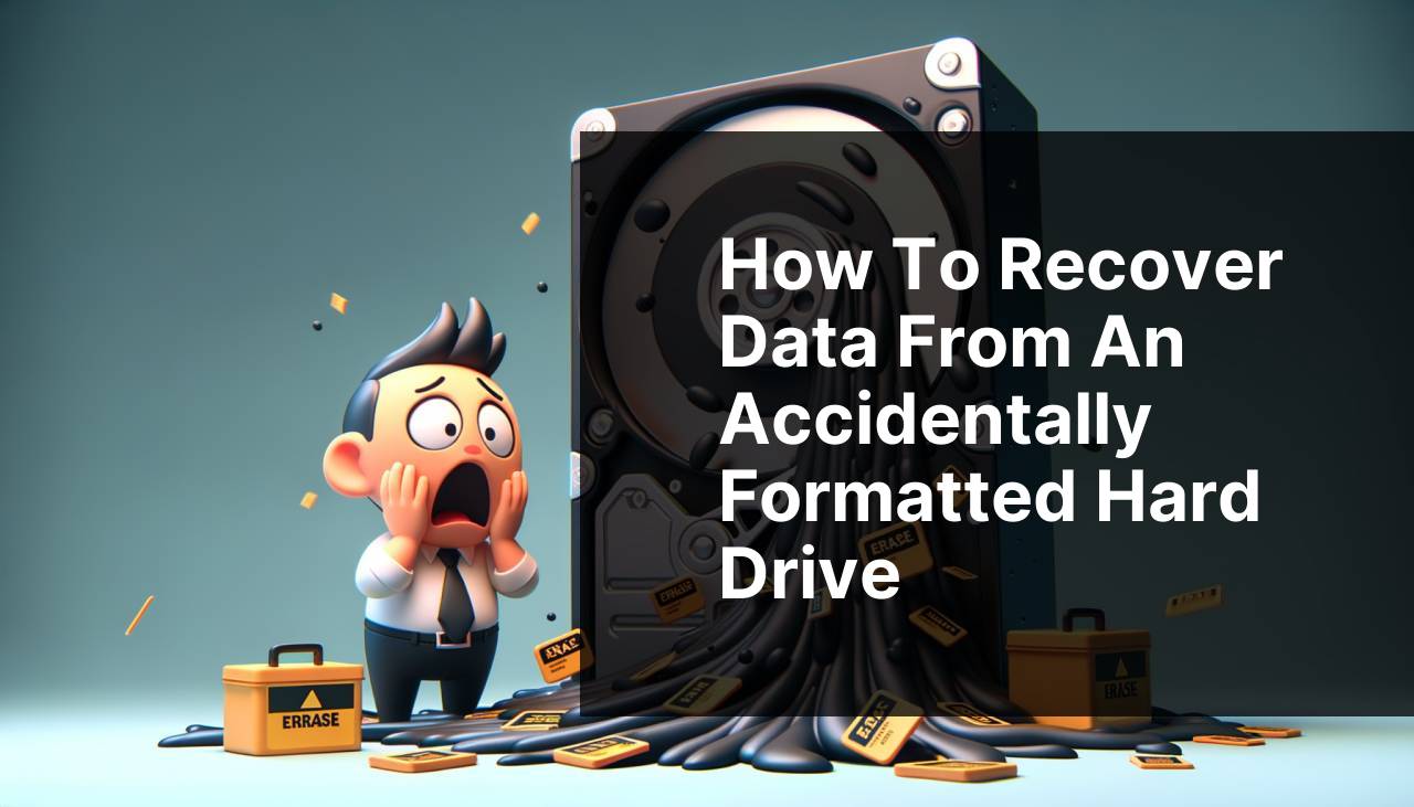 How to Recover Data from an Accidentally Formatted Hard Drive