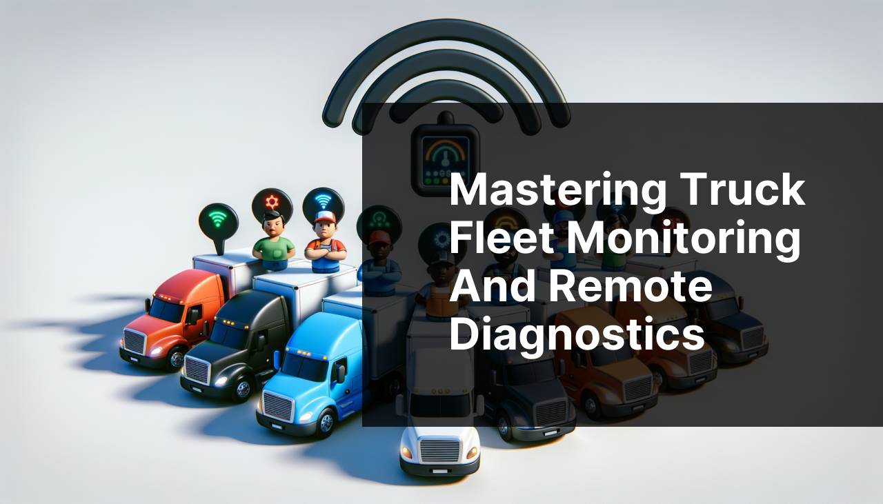 Mastering Truck Fleet Monitoring and Remote Diagnostics