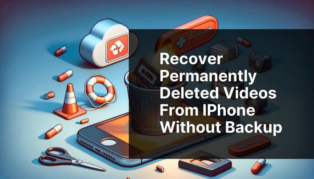 Recover Permanently Deleted Videos from iPhone Without Backup