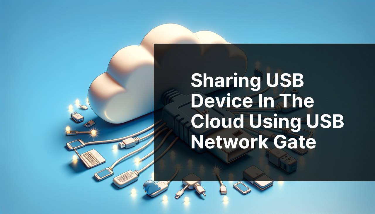 Sharing USB Device in the Cloud using USB Network Gate