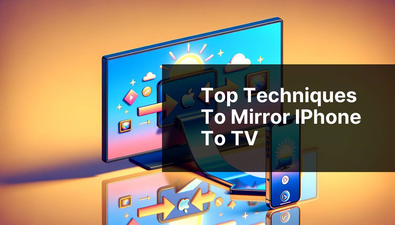 Top Techniques to Mirror iPhone to TV