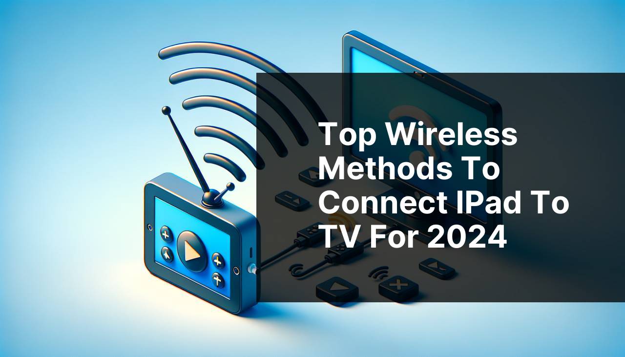 Top Wireless Methods to Connect iPad to TV for 2024