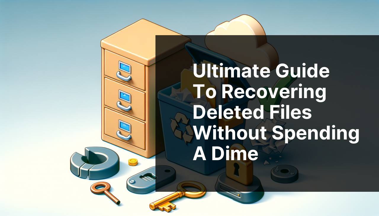 Ultimate Guide to Recovering Deleted Files Without Spending a Dime