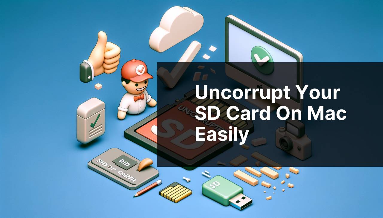 Uncorrupt Your SD Card on Mac Easily