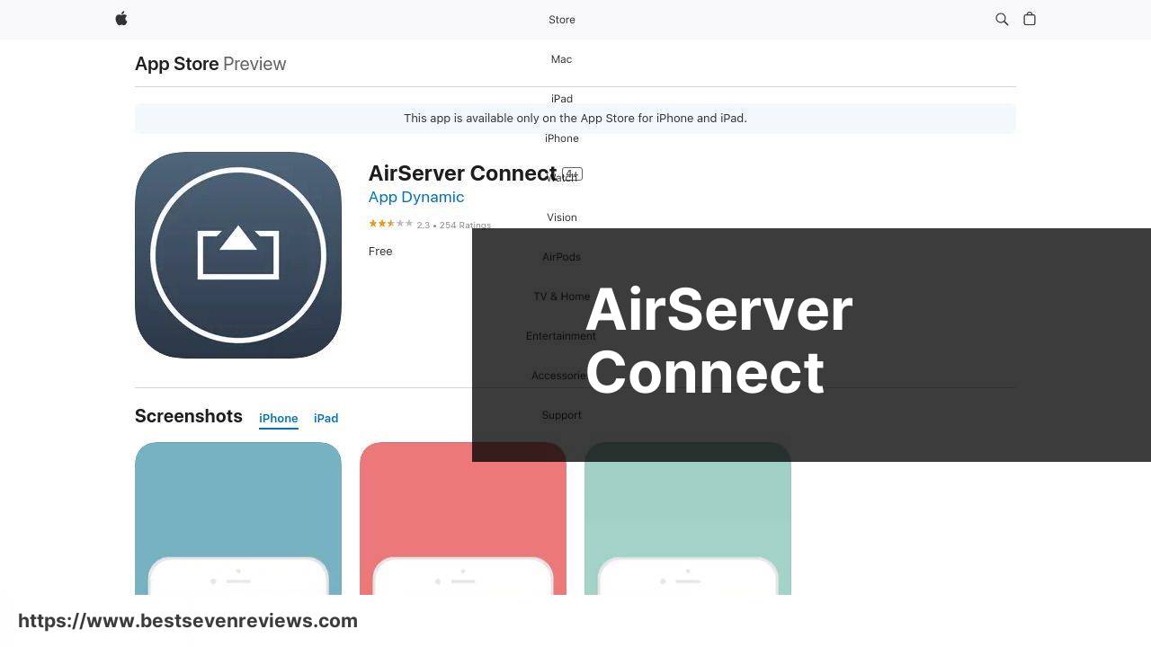 https://apps.apple.com/us/app/airserver-connect/id967004087 screenshot