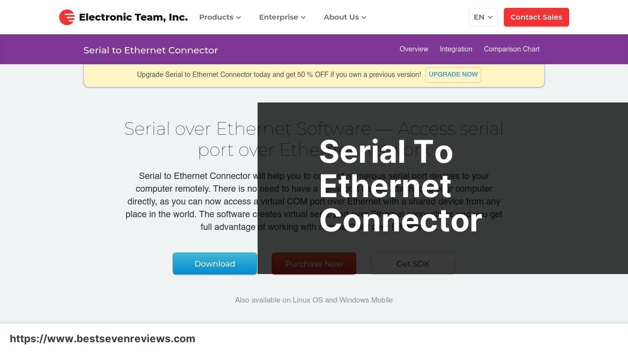 https://www.eltima.com/products/serial-over-ethernet/ screenshot