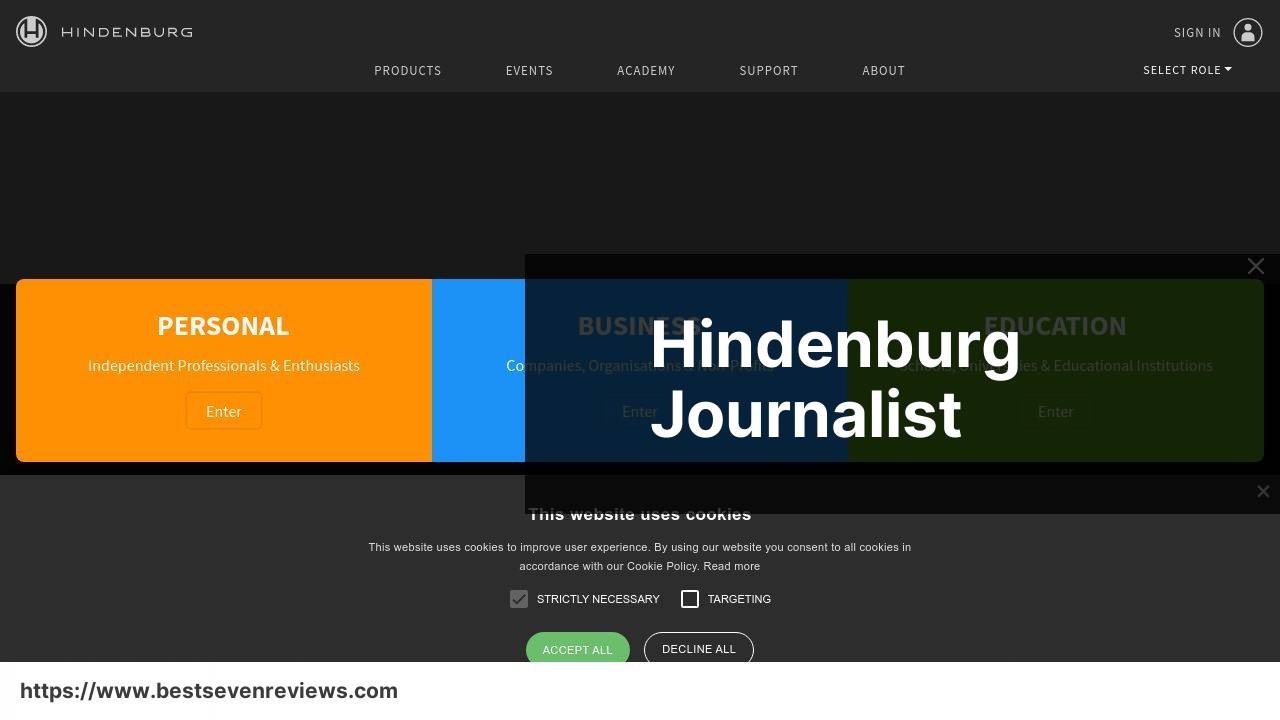 https://www.hindenburg.com/ screenshot