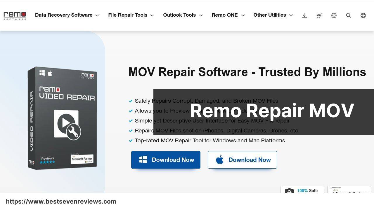 https://www.remosoftware.com/remo-repair-mov screenshot