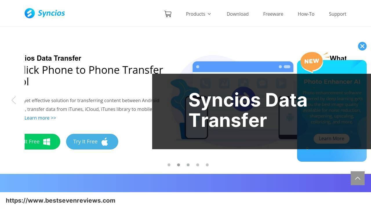 https://www.syncios.com/ screenshot